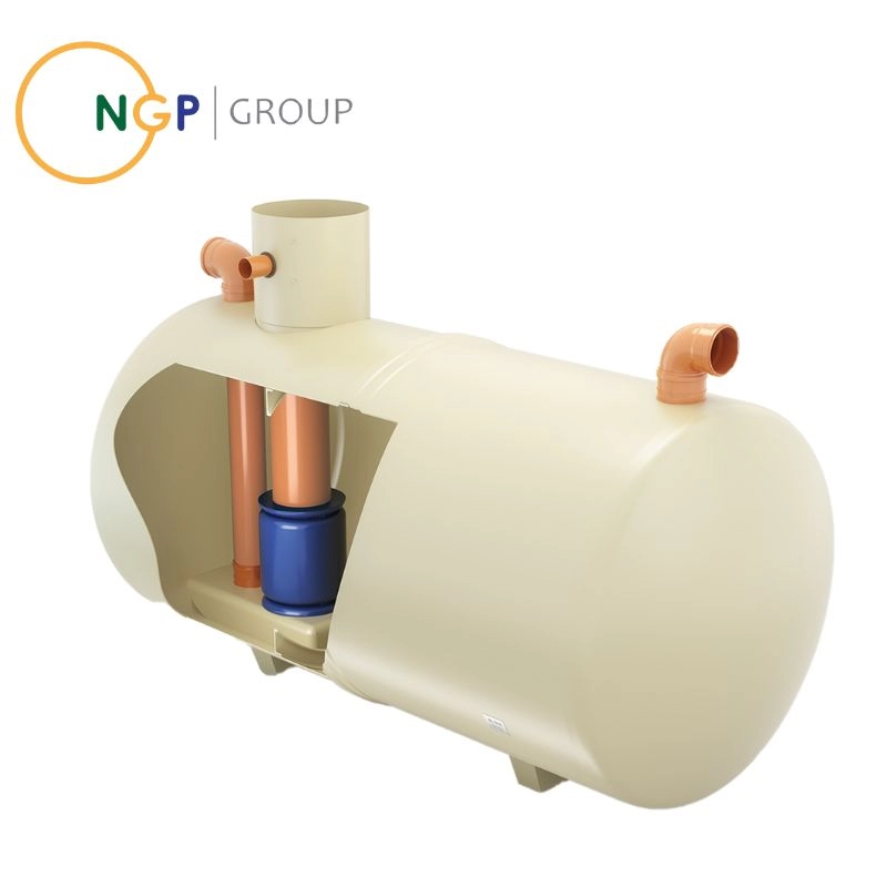 bon tach mo composite 1 6484 - Bồn tách mỡ composite